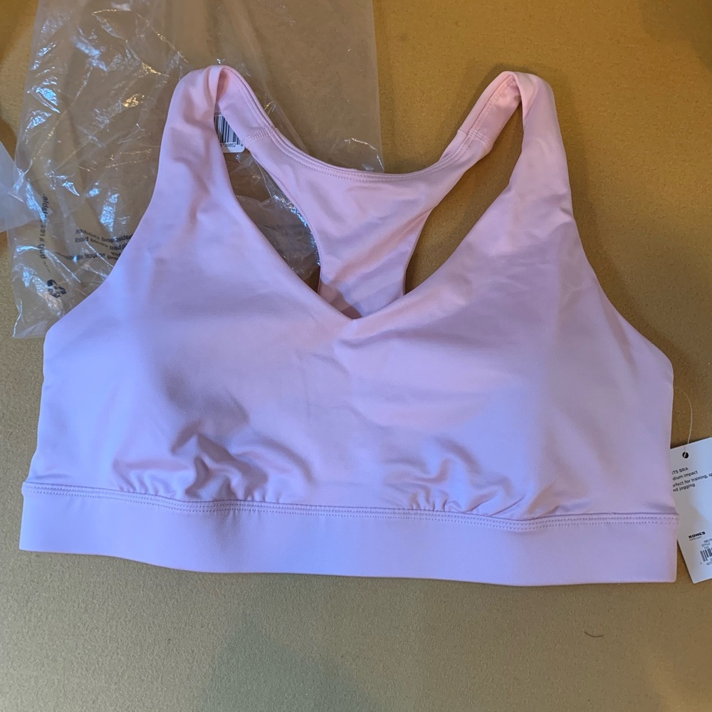 Kohl's Light Pink Sports Bra